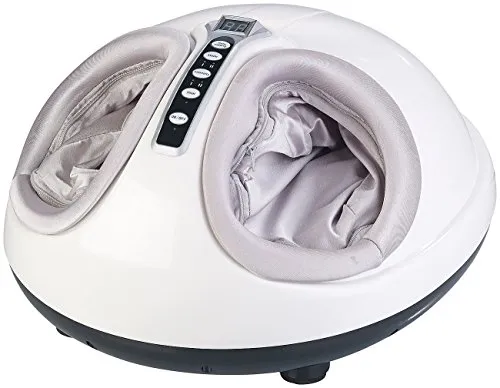 newgen medicals Fussmassage: Fußmassagegerät mit Wärmefunktion und 3D-Luftmassage (Fußmassage Geräte, Fußmassage mit Fernbedienung, Anti Stress)