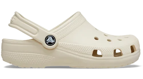 Crocs Unisex Kinder Classic Clog K - Bone, 32/33 EU - Clogs für Jungen, leicht und bequem aus Croslite-Schaum, ideal zum Spielen und Personalisieren mit Jibbitz-Charms.