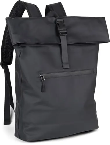 styleBREAKER Wasserfester Unisex Rucksack in Seesack Optik - Robuster Rucksack mit gepolstertem Laptopfach für Geräte bis 15,6 Zoll, ideal für Outdoor und Alltag. Viel Stauraum und praktische Trageoptionen machen ihn zum perfekten Begleiter.
