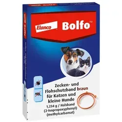 Bolfo Floh- und Zeckenschutzband für kleine Hunde und Katzen - Tiergesundheit: Effektiver Schutz bis zu 4 Monate gegen Flöhe und 10 Wochen gegen Zecken mit sicherem 2-Phasen-Sicherheitsmechanismus.
