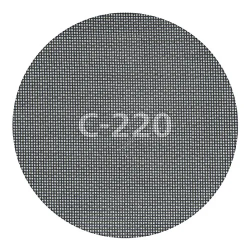 Wolfcraft Haft-Gitterleinen Durchmesser 180 mm, Korn 220, für Haft-Schleifteller, 5 Stück, 5616000