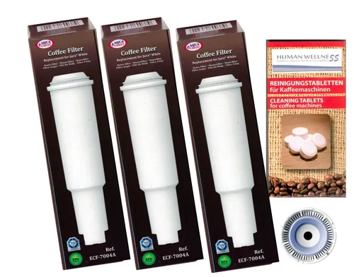 Filterpatronen kompatibel Jura white Impressa + 10 Reinigungstabs 3 x