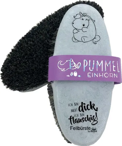 Haas Glanzbürste Fellbürste Pummel Pferdebürste