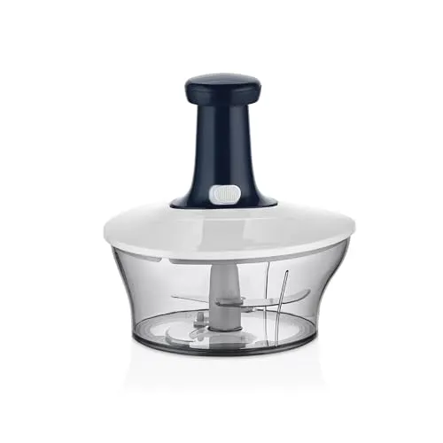 Vip Ahmet Manuelle Küchenmaschine Mixer Für Die Küche, Basmalı El Rondosu Mit 1500 Ml Schüssel, Rot, Alternative Zu Stabmixer Und Knoblauchpresse