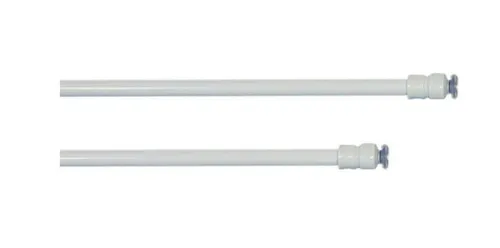 rewagi Klemmstange Klemmstange, Gardinenstange, Cafehausstange - Farbe: weiß, ausdrehbar, geklemmt, ausdrehbar, ohne bohren, Verkaufseinheit: 1 Stück