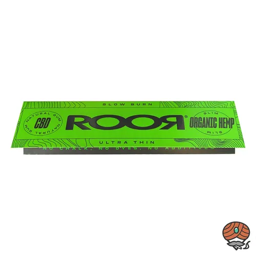 ROOR Organic Hemp Slim Long Papers / Drehpapier, 32 Blatt