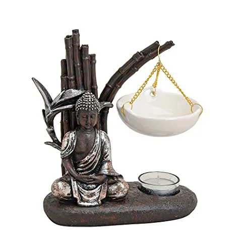 itsisa Duftlampe Buddha, Verdunster Buddha, Aromalampe für Duftöl und Duftwachs
