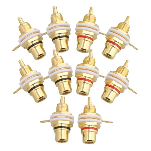 Vergolden RCA Jack Feld Chassis Steckdose 3/8