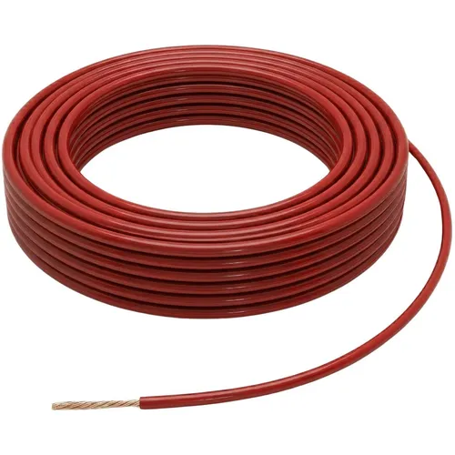 100m FLRY Fahrzeugleitung Rot 1,5mm² rund Kabel Litze KFZ Stromkabel
