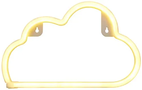 Northpoint LED Wandleuchte Wolke Kinderzimmer Wandlicht Fensterleuchte Fensterlicht Nachtlicht Schlummerlicht Betrieb 3xAA-Batterien oder USB