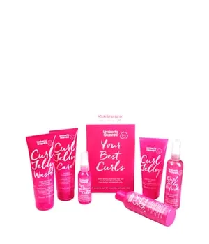 Umberto Giannini Curl Jelly Your Best Curls Kit - Haarpflegeset für krausfreie, definierte Locken, in exklusiver Geschenkbox mit Originalgrößen. Ideal für eine perfekte Haarpflegeroutine.