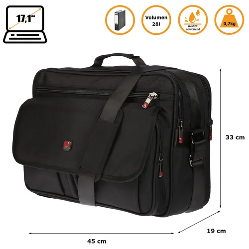 XXL 17,3 Zoll Laptoptasche Herren