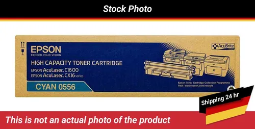 C13S050556 Epson Aculaser C1600 Toner Cartridge Cyan