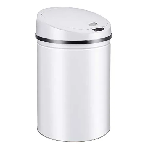 Ribelli Edelstahl Mülleimer 40 Liter mit Sensor - Automatischer Abfalleimer mit LED-Anzeige - Der Ribelli Edelstahl Mülleimer mit 40 Litern Fassungsvermögen bietet eine praktische Sensorautomatik für müheloses Öffnen und Schließen. Hochwertige Verarbeitung und abnehmbarer Deckel für einfache Handhabung.