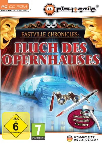 Eastville Chronicles - Fluch des Opernhauses, CD-ROM: Ein fantastisches Wimmelbild-Abenteuer. Für Windows XP, Vista, 7