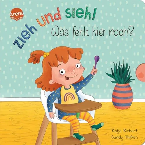 Zieh und sieh! Was fehlt hier noch?: Pappbilderbuch zum Spielen mit ausziehbaren Seiten ab 2 Jahren