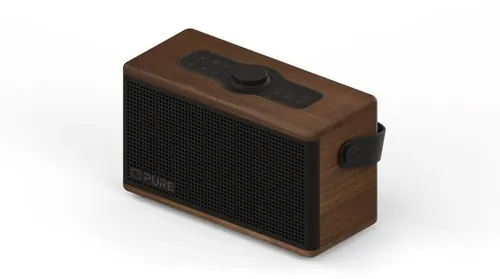 Pure Classic Aura Bluetooth-Lautsprecher 40W - Tragbare Bluetooth-Lautsprecher mit 40W Stereo-Klang, 30 Stunden Akku-Laufzeit und IPX2 Spritzwasserschutz – perfekt für jede Gelegenheit und Umgebung.