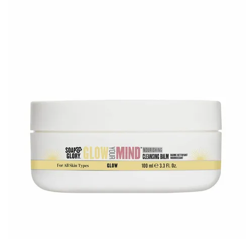 Soap & Glory Glow Your Mind Reinigungsbalsam - Reinigungsmittel für strahlende Haut, sanfter Balsam entfernt Schmutz und Make-up, ideal für alle Hauttypen.