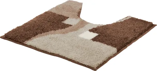 Erwin Müller WC-Umrandung Athen rutschhemmend 50x50 cm - Hochflor in Braun - Entdecken Sie die Erwin Müller WC-Umrandung in Braun. Die flauschige Hochflor-Qualität sorgt für angenehmen Komfort, während die rutschhemmende Rückseite Sicherheit bietet. Ideal für Badezimmer mit Fußbodenheizung.