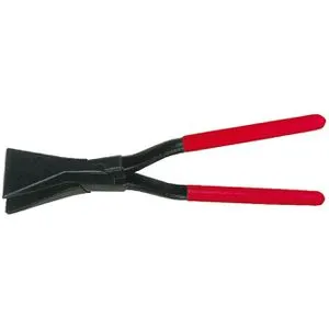 Falzzange gerade D331-60-P - Zangen aus Qualitätsstahl, schwarz pulverbeschichtet mit PVC-beschichteten Griffen für optimalen Komfort und Grip beim Arbeiten.