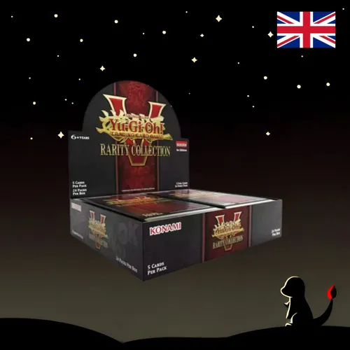 Yugioh! Rarity Collection V 5 - 24 Booster Display Box - DEUTSCH NEU & OVP - Entdecken Sie die Rarity Collection V 5 mit 24 Boostern für spannende Duelle! Ideal für Sammler und Spieler. Verpackt in Originalverpackung von Konami.