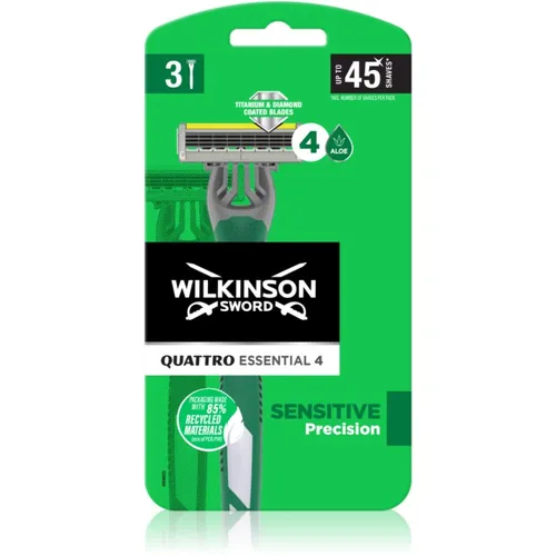 Wilkinson Sword Quattro Titanium Sensitive Einweg-Rasierer 3 St.