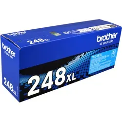 Brother Toner TN-248XLC cyan - Originaltoner für ca. 2.300 Seiten, hohe Kapazität für effizientes Drucken in Brother DCP-L Druckern