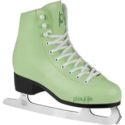 Playlife Schlittschuhe PL Classic Fresh Mint – Stilvolle Damen Schlittschuhe in Mint Grün - Schlittschuhe mit hochwertigem Kunstleder-Obermaterial und weichem Innenfutter für warme, trockene Füße – ideal für Eisflächen und natürliche Gewässer.