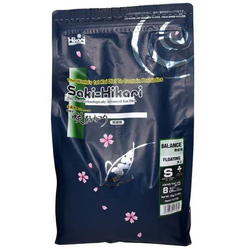 SAKI HIKARI BALANCE Hochwertiges Koifutter Koi Teich - Größe: S (Small) - 2 kg
