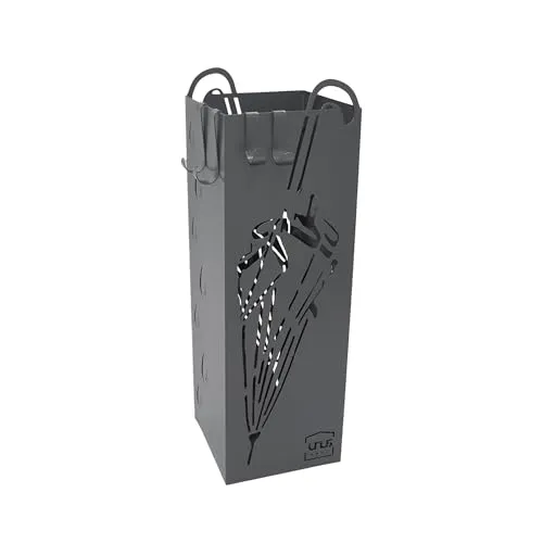 UNUS Regenschirmständer mit Wasserauffangschale - Schirmständer für Regenschirme und mehr, mit eleganten Design und integrierter Wasserauffangschale für einen trockenen Boden. Ideal für Flur, Büro oder Wohnzimmer.
