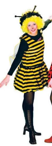 Flippes Honigbienen Kleid in gelb von Orlob