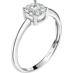 Valeria Damenring 89125421 aus 585er Weißgold von Christ