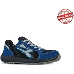 U-Power Halbschuh SKY ESD S1P SRC Gr.43 - Arbeitsschuhe mit Veloursleder und atmungsaktiven Mesheinsätzen, ideal für den sicheren Einsatz in sensiblen Bereichen.