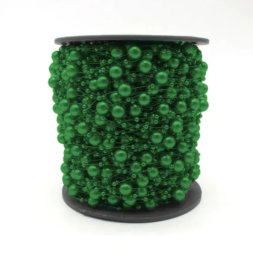 5x Perlengirlande Tischdeko für Hochzeit Perlenkette Perlenband Geburtstag Weiß