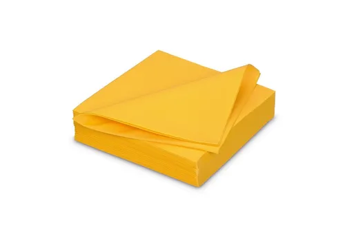 AVA Papierserviette, Servietten stoffähnlich 40x40cm 25 Stück Gelb