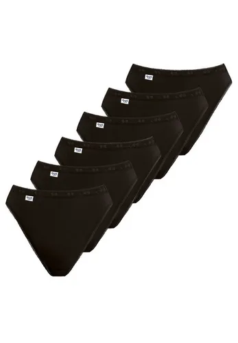 sloggi Tai-Slip 6er Pack Basic + (Spar-Set, 6-St) Tai Slip - Baumwolle - Atmungsaktiv - Perfekter Sitz