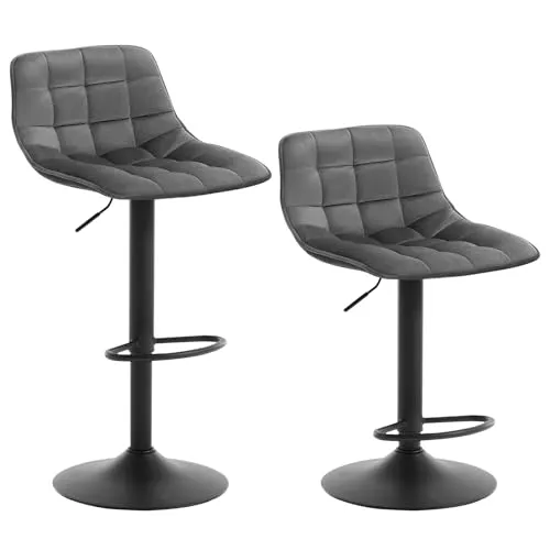 Hocker & Barhocker Grau von WOLTU