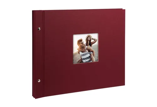 Goldbuch Fotoalbum Bella Vista Schraubalbum bordeaux 28972 in rot von Goldbuch
