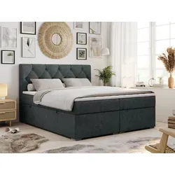 Boxspringbett 180x200 mit Bettkasten und Matratze von MKS Meble