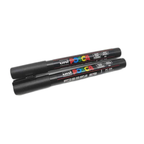 POSCA Mitsubishi Pencil ¢Â?,Â? 3 Marker schwarz PC3M ¢Â?,Â? Kegelspitze feine