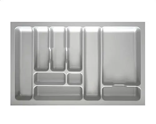Naber Besteckeinsatz 1 für Schrankbreite 80 cm - Praktischer Besteckeinsatz mit 10 Fächern, individuell schneidbar für optimale Anpassung. Ideal für eine geordnete Küchenschublade.