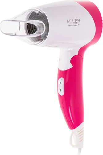 Adler AD 2259, Pink, Weiß, Kunststoff, Hängeschlaufe, 1,7 m, Schieber, 1200 W