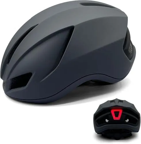 Fahrradhelm mit LED Licht – Ultraleichter Stadthelm für Herren, 56-60CM