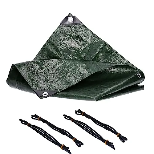 Abdeckplane 2m x 3m Gewebeplane Professional Line 140g/m² mit Ösen (50cm Abstand) – wasserdicht, reißfest, UV-stabilisiert, abwaschbar - Schutzplane Abdeckfolie Poolplane Holzplane Gartenmöbel Auto