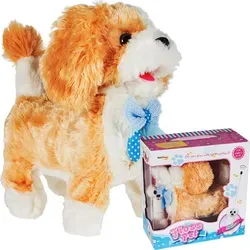 Malplay Elektronisches Plüschtier | Interaktiver Ferngesteuerter Hund