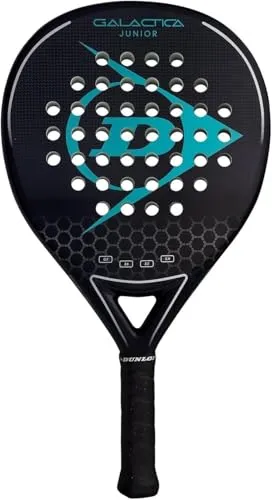 DUNLOP Padelschläger Galactica Junior - Tennisschläger für junge Spieler, mit Graphit-Rahmen für hohe Haltbarkeit und breitem Sweet Spot für kraftvolle Schläge. Ideal für Anfänger, die Komfort und Kontrolle suchen.