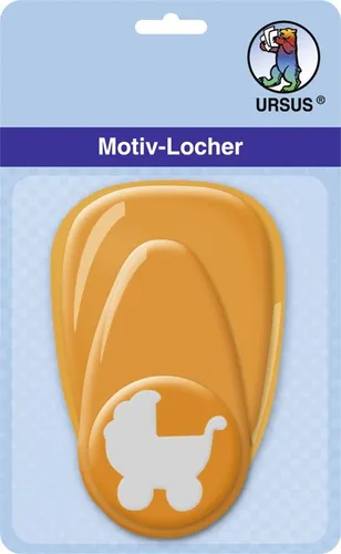 MOTIVLOCHER MIT HEBEL KINDERWAGEN 25,4 mm MOTIV LOCHER AUS KUNSTSTOFF