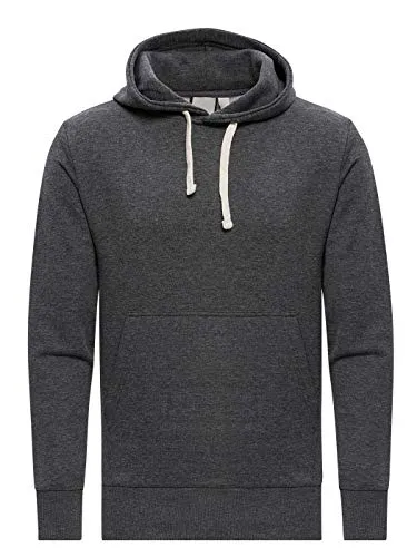 Yazubi Kapuzenpullover für Herren Hoodie Codex, Grau (Tornado 183907), L