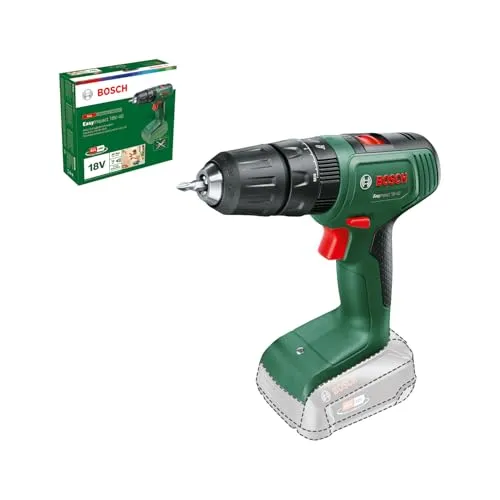 Bosch Akku Schlagbohrschrauber EasyImpact 18V-40 - 18 Volt System, vielseitig einsetzbar für Holz, Metall und Mauerwerk