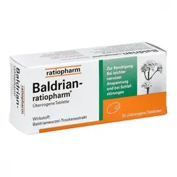 Baldrian Ratiopharm überzogene Tabletten